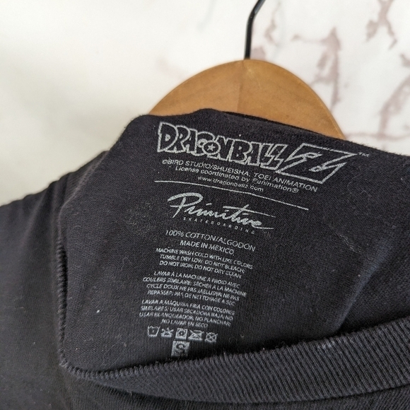 Primitive Dragon Ball Z T Shirt Small Frieza Black Skateboarding Women Tee 1203 - Picture 3 of 8